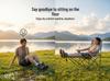 Dual-Use Reclining Lounger Chair with Backrest for Home & Office Relaxation