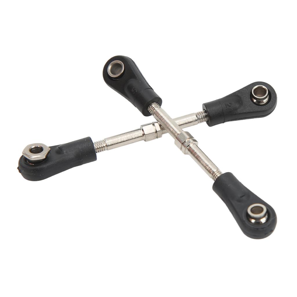 RC Steering Link Set Replacement Steering Tie Rod for ZD 10421 1/10 Racing Vehicle 2pcs