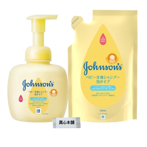 Johnson's Baby Body Shampoo, Foam Type, 400ml + 350ml Refill, Mild, Mild Acidity