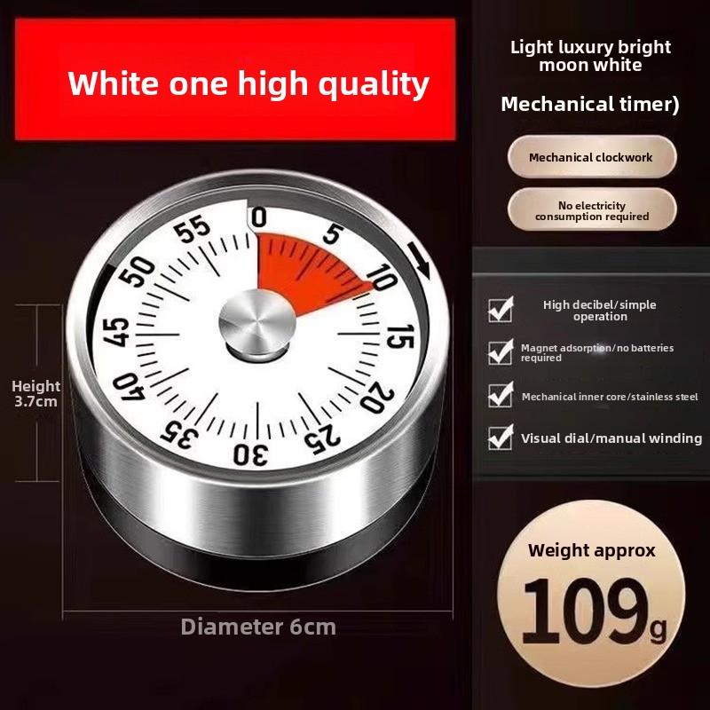 

Кухонная механика Детская самодисциплина Обучение Напоминание о домашнем задании Магнитный кухонный таймер mechanical timer белый