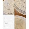 Cotton Yarn Crochet Bucket Hat Soft Breathable Unisex Cap Beach Vacation Sun Cap For Beach Travel Daily Use