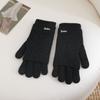Keep Warm Five-finger Mittens Dual-purpose Cycling Gloves Fashion Knitted Gloves  Woman