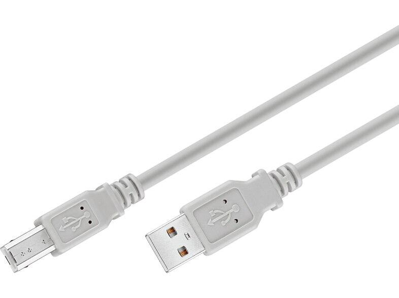 ISY IUB-1015 USB-A To USB-B Printer Cable, 1.5m, Black
