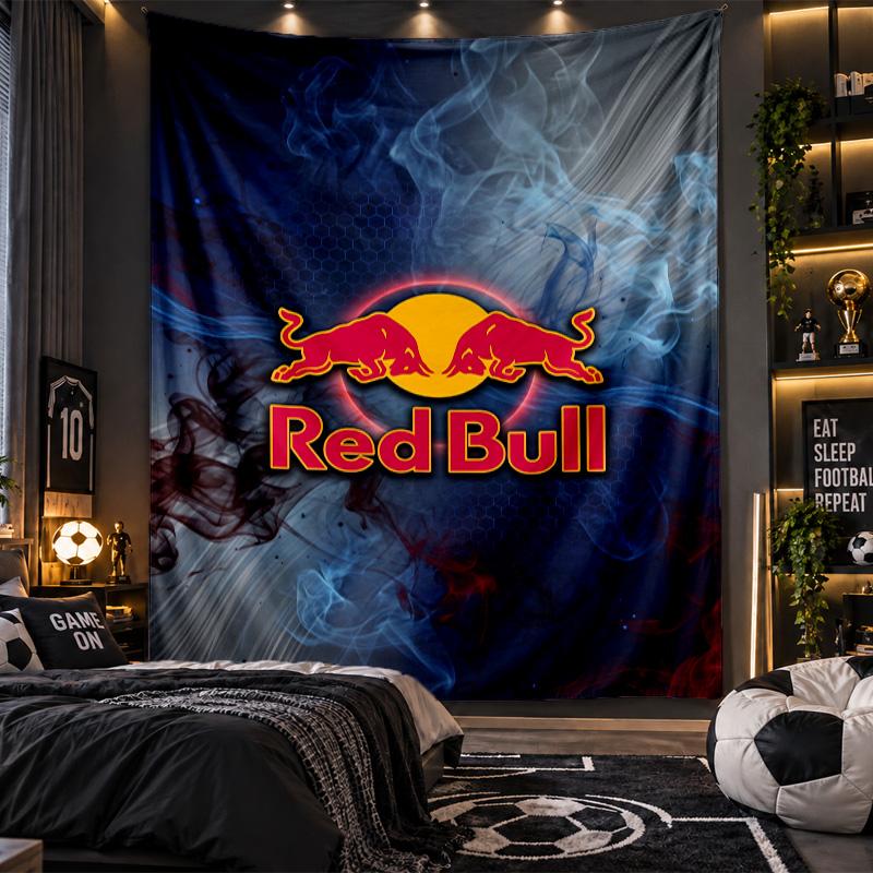 Wandbehang Tapisserie Red Bull Racing Drucktuch für Wohnzimmer Schlafzimmer Heimdekoration