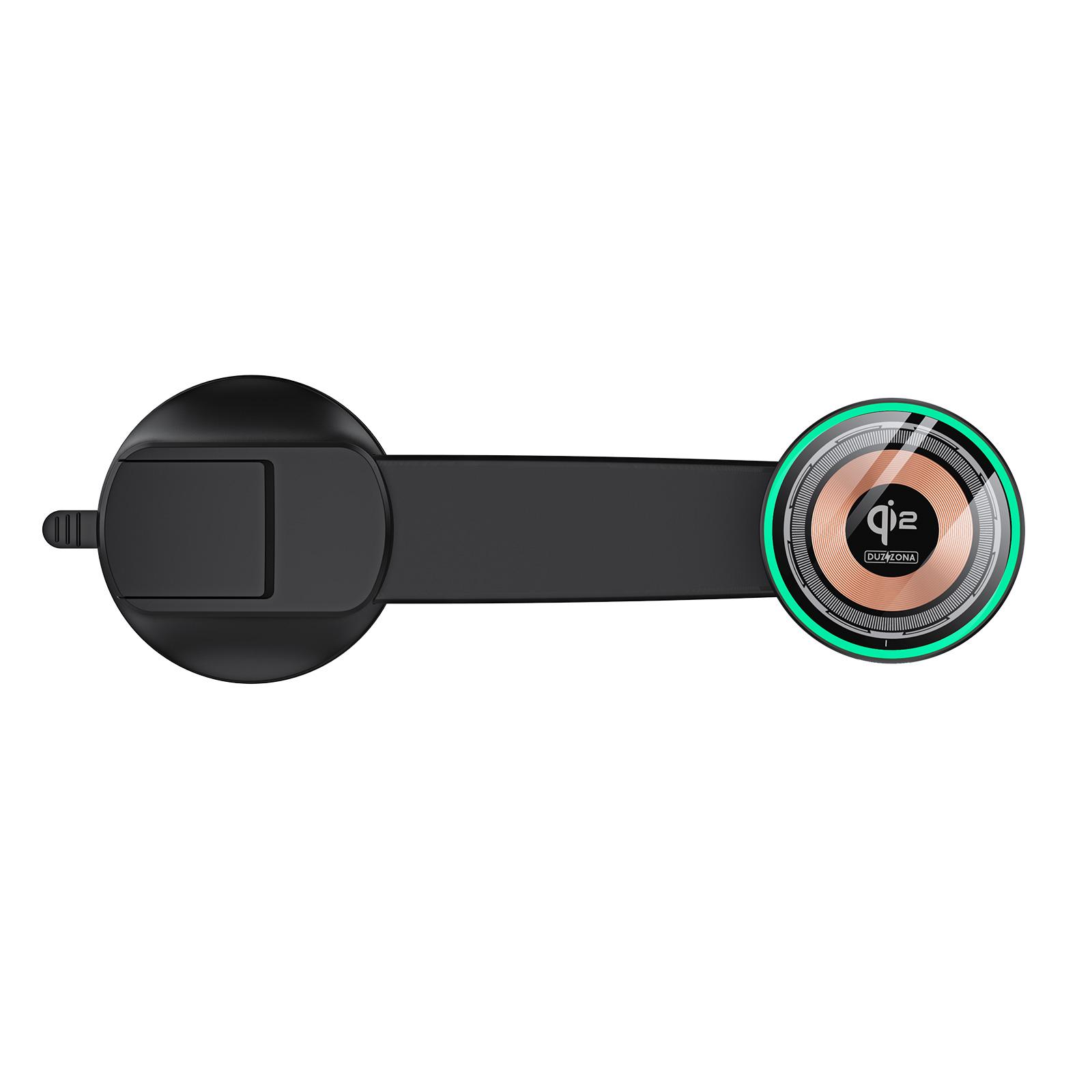 

DUZZONA V5 Pro 15W Car Magnetic Wireless Charger for iPhone 16-15 Series Charging Holder (Qi2 Certified) Type A