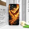 Luxury Phoenix Fire Feather Pattern Phone Case for Samsung Galaxy A56 A14 A55 A16 A54 A36 A53 A52 A51 A50 A15 A22 5G Soft Cover