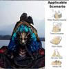 1pc Dragon Stained Art Blanket Lightweight Flannel Blanket Throw Blanket For Sofa, Bed, Travel, Camping, Livingroom, Couch, Chair, And Bed yy250902613