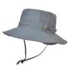 Fisherman Hat Men and Women Mesh Holes Breathable Outdoor Fishing Mountaineering Sun Hat  Casual  Summer New Style