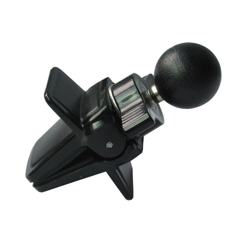 Universal Adhesive Car Phone Holder with Extended Rod and 17mm Ball Head for Curved Surfaces