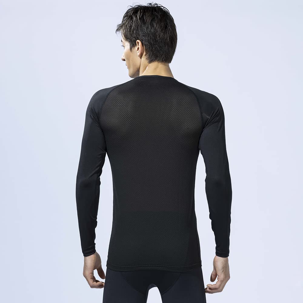 Otafuku Gloves Summer Long Crew First Layer Stretch Size LL Innerwear, Sleeve, Neck, [Sweat-Wicking, Quick-Drying, Mesh, Deodorizing, Breathable,