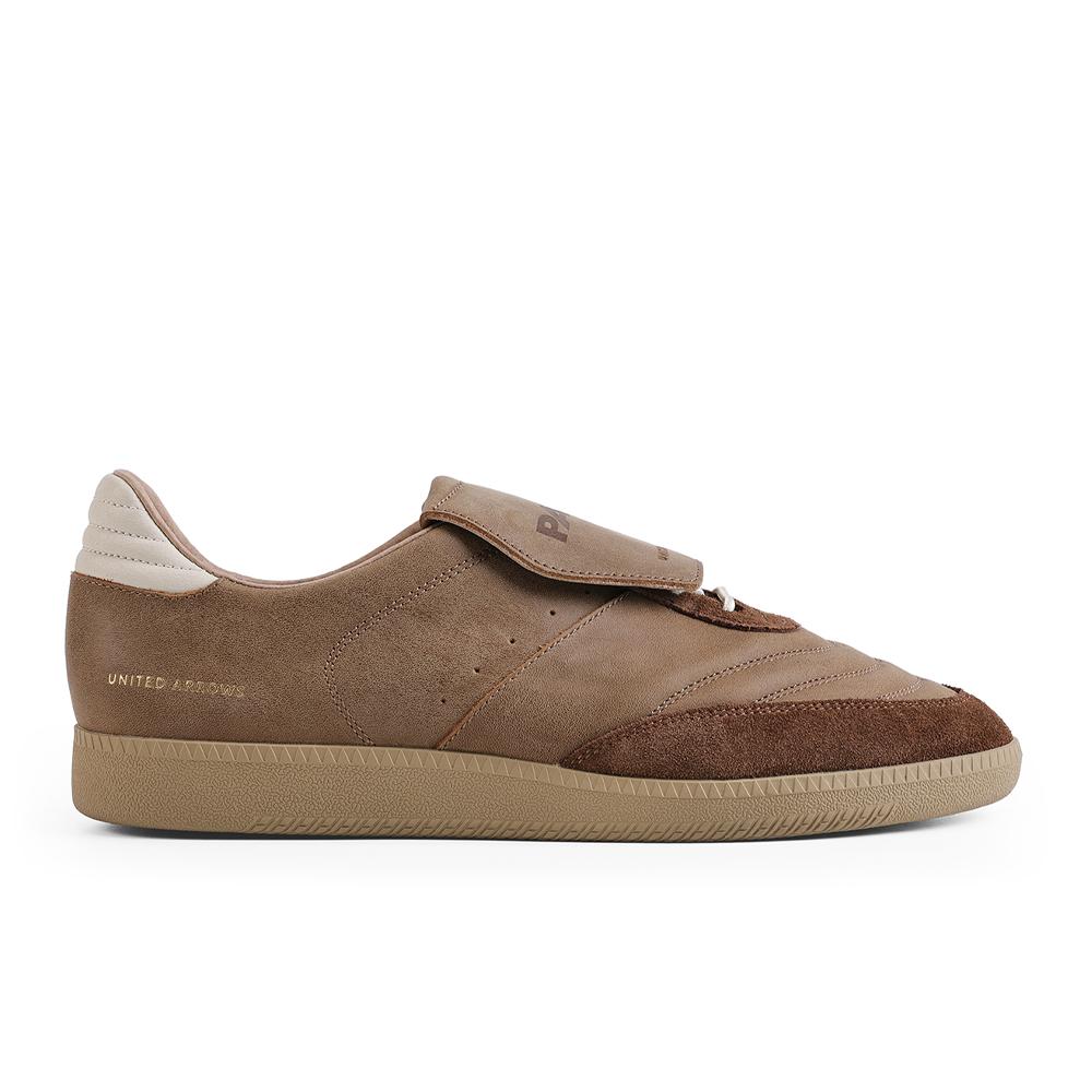 UNITEDARROWS x PANE Abriebfeste Rutschfeste Niedrige Freizeitschuhe Unisex Braun PN5238BRN20B
