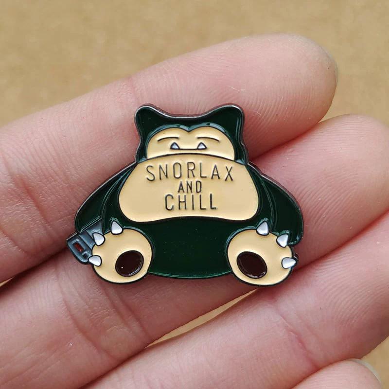 Japanese Anime Game Pokemon Briefcase Badges Soft Enamel Pin Men Badges Lapel Pins for Backpack Brooches On Clothes Accessories