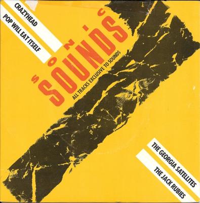 7inch Record VARIOUS - Sonic Sounds 1 SONIC1 Sounds 1987 UK Rock Used