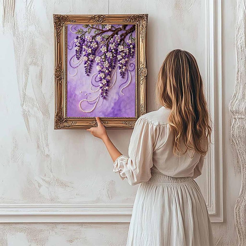 DIY Fruits Pearl Art Painting for Home Wall Decor Pearl Gem Paintings Picture Arts Craft  for Adults/Beginners Gift Idea Home Decor Without Frame
