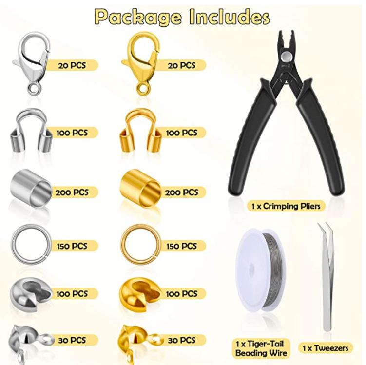 Diy Alloy Tool Set, Beaded Tool Set, Bracelet, Necklace, Beaded Jewelry Accessories, Beaded.