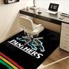 1pc Panthers,Sports Team,Mascot Office Carpet Soft Polyester Entrance Carpet Washable Non slip Machi