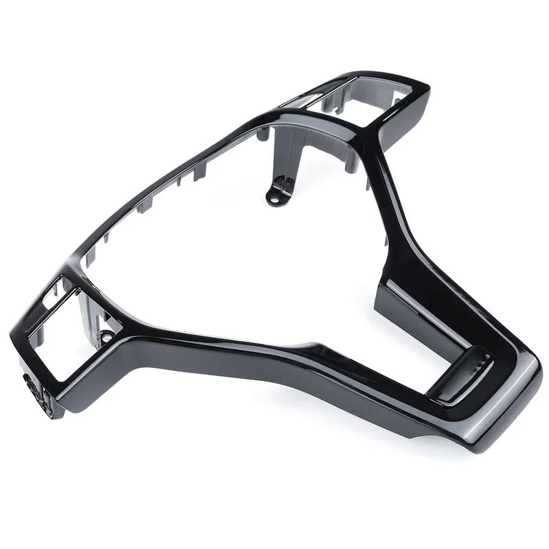 Silver/Black Car Steering Wheel Frame Trim Cover AMG Style For Mercedes For Benz C E CLA CLASS W204 W212 W117 C172 2012-2014