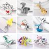 Copper Charm Animals Dog Cat Pets Charms Beads Fit Original Charm Bracelet Charms Pendant Jewelry Gifts