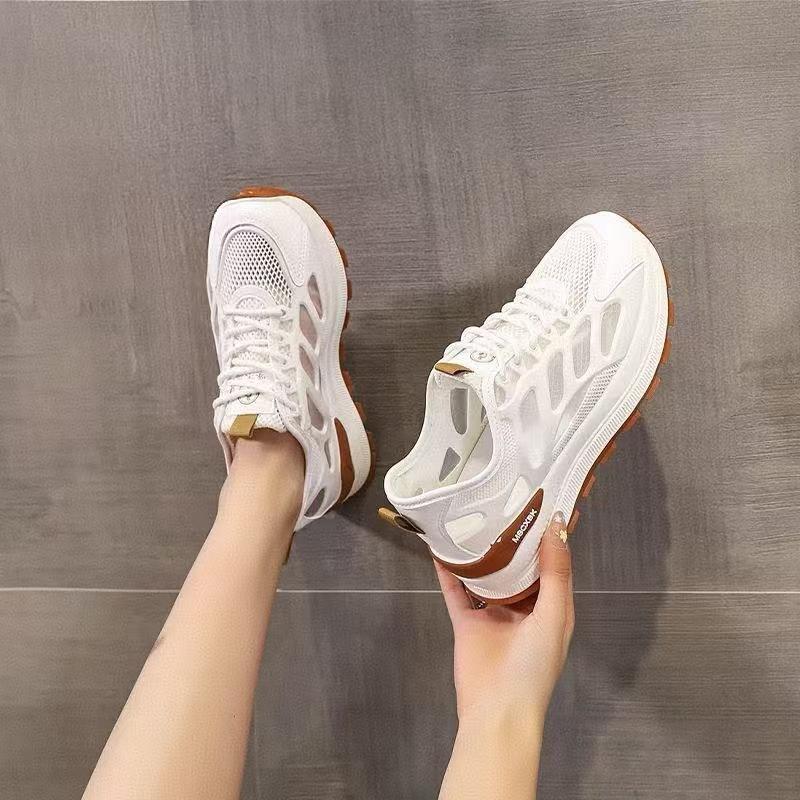 Mesh breathable women's autumn casual fashion versatile soft sole non-slip shock-absorbing sports shoes women