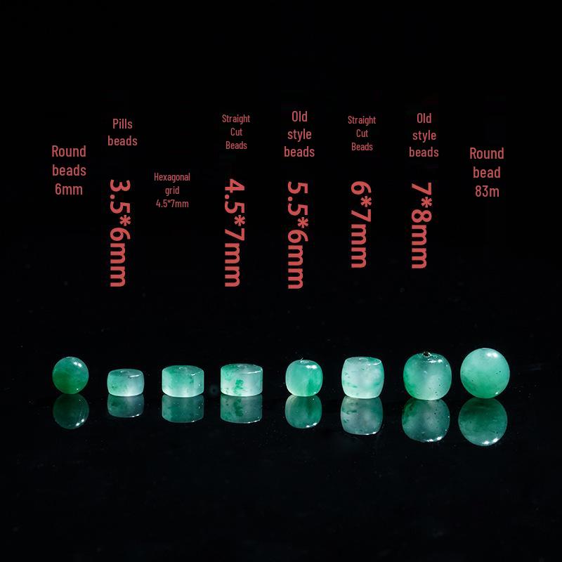 Natural African Green Gemstone Round Beads for Bracelets and DIY Jewelry Accessories