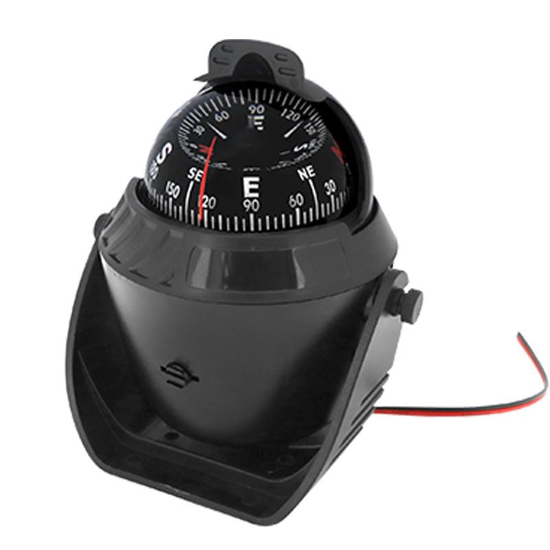 Car-Mounted Nautical Compass with Magnetic Declination Adjustment Available Now
