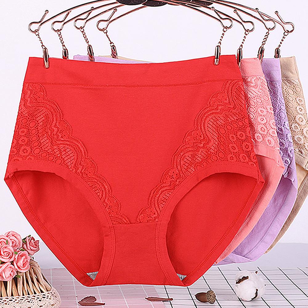 Damenunterwäsche Bequeme atmungsaktive Höschen Übergröße Damenunterhosen Mutter Slips