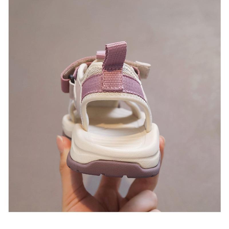 Summer Unisex Closed Toe Sports Sandals Soft Sole Beach Shoes for Boys Girls Middle Big Kids
