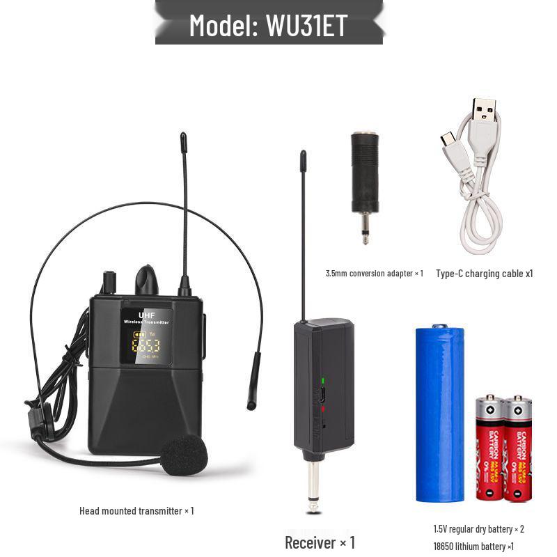 

UHF Wireless Lavalier Microphone for Mobile Live Streaming & Vlogging - Special Offer Standard (for Sound Equipment)