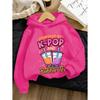 My Little Soda Pop Kinder Kapuzenpullover K-Pop Musik Koreanischer Anime Sweatshirt Hip Hop Jungen Kleidung Geschenk Süßer Spruch T-Shirt Locker Kinder Oberteil