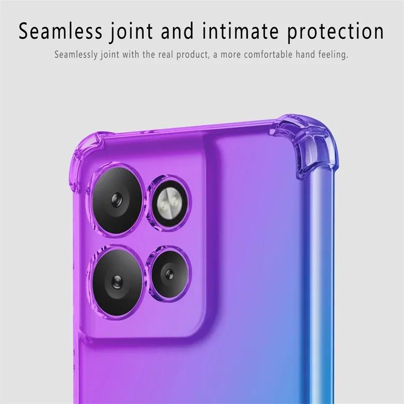 Shockproof Gradient TPU Case for Motorola Edge 50 Neo Protective Cover For Moto Edge 50 Pro Fusion Ultra Funda Coque Capa