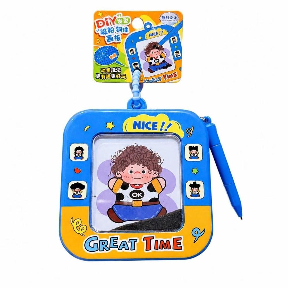 Magnetic Powder Magnetic Bead Board DIY Magnetic Doodle Board Mini Drawing Pad  Keychain Decoration