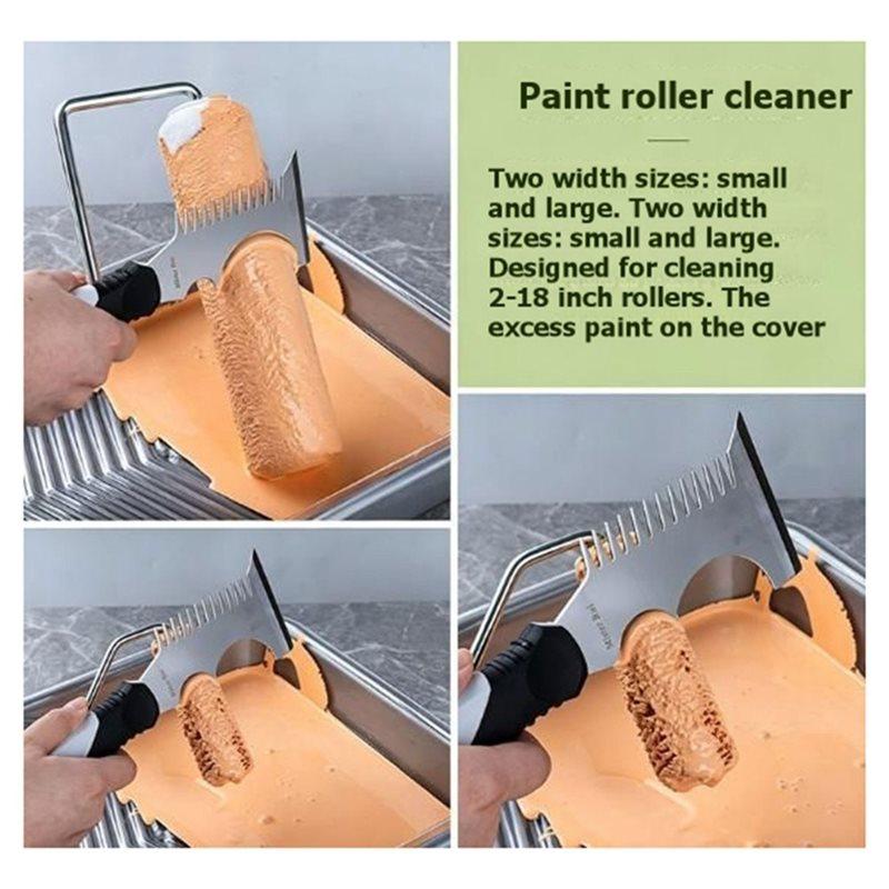 Premium-Professional For Home Interior Paint Roller Kit, 28 Pack Painting Supplies For Walls, Ceiling Brush Set