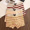 Comfortable Trunks Men Boxer Shorts Casual Wear Underwear For Men Brand New Condition Striped Pattern Suitable For Male
