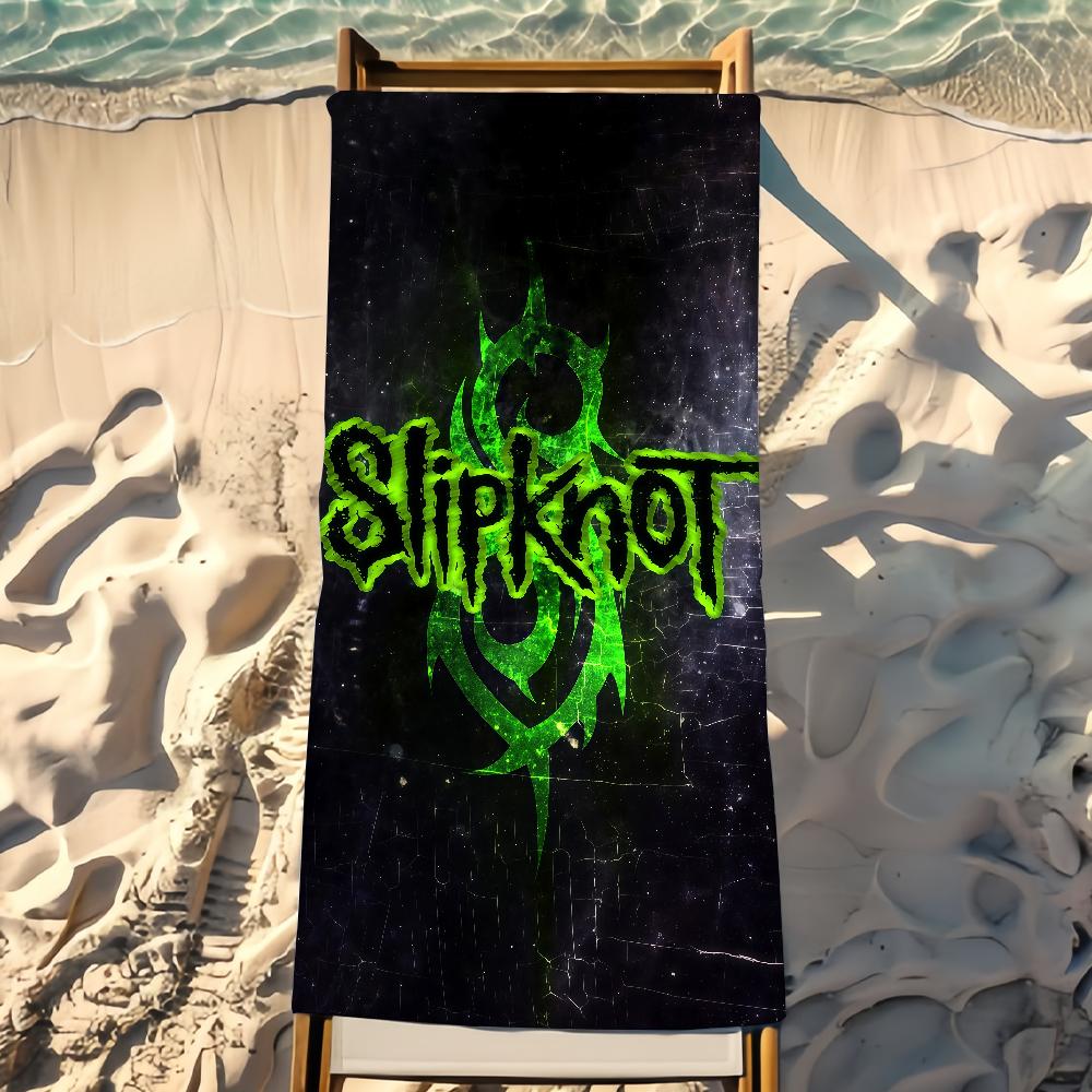 Rock Band S-Slipknot Towel Beach Towel Travel Lightweight Skin Friendly for Pool Beach Camping Cruise Summer