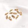 14K Gold-Filled Beads & Clasp Jewelry DIY Kit - Color-Retention, Fishtail/Spring/Lobster Clasps.