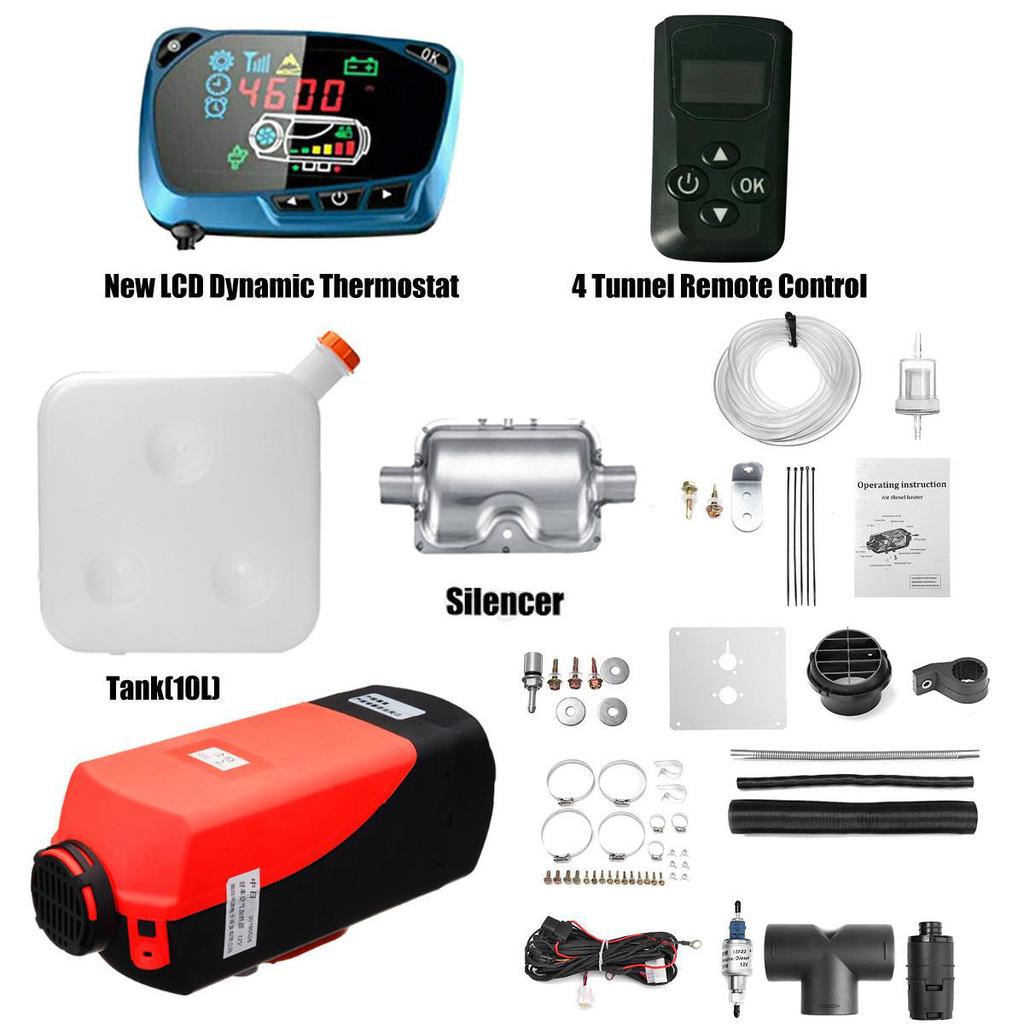 Buy Car Heater 5KW 12V/24V Air Diesels Parking Heaters With Remote