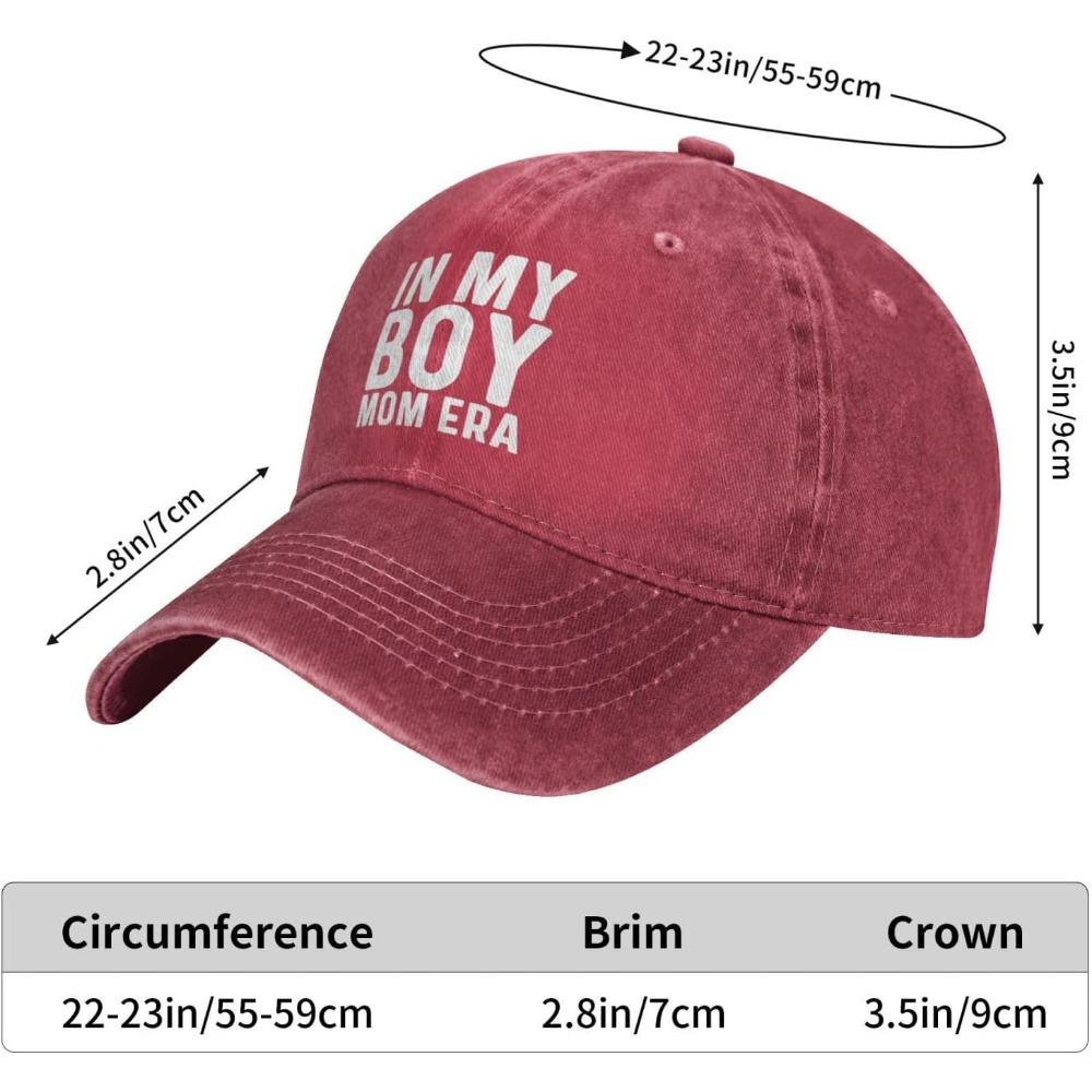 In My Boy Mom Era Hat for Men Baseball Cap Cool Cap