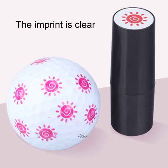 Plastic Golf Stamp Long Lasting Quick Drying Random Pattern Ball Stamper Golf Equipment