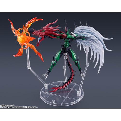 TAMASHII NATIONS S.H. MonsterArts Yu-Gi-Oh! Duel Monsters GX Elemental Hero Flame Wingman, Approximately 190mm PVC & ABS Painted Action Figure