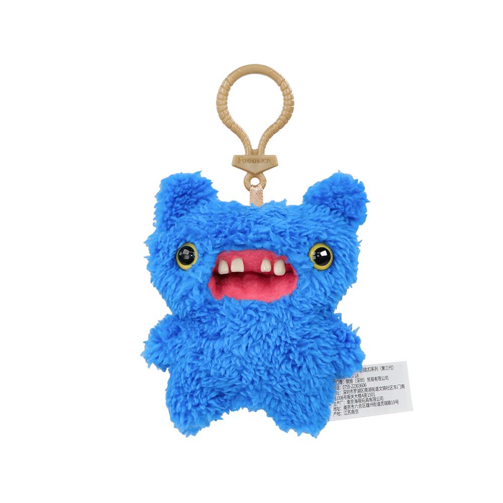 Fuggler Soft Plush Dolls Keychain Ugly Grin Cute Teeth Monster Pendant Fugg Cartoon Funny Backpack Keyring Accessories Gifts11CM
