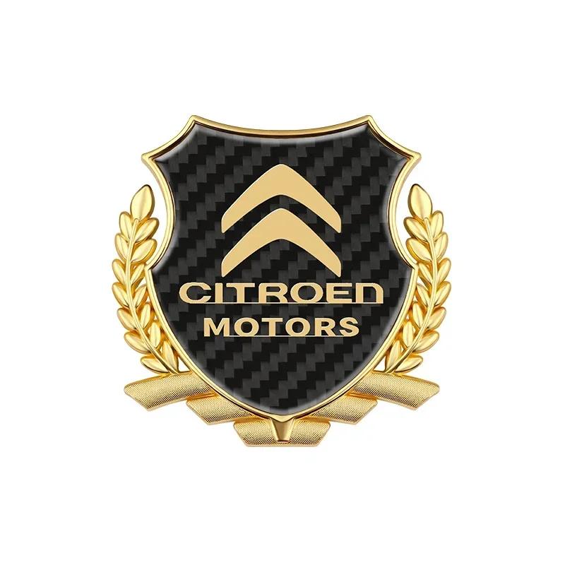 

Metal Carbon Fiber Car Side Window Emblem Badge Stickers Decals for Citroen DS C3 C4 C5 DS4 DS5 Cactus Picasso Berlingo Styling золотой