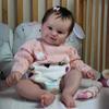 Куклы Reborn Baby Dolls Девочка 45 см 17,7 дюйма Реалистичные куклы новорожденных младенцев, которые выглядят как настоящие куклы, мягкое силиконовое виниловое тело
