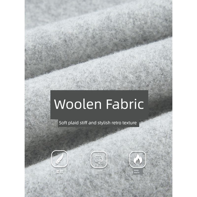 Wassup American Retro Heavyweight Hooded Sweatshirt Autumn Air Layer Casual Stand Collar Woolen Jacket for Men