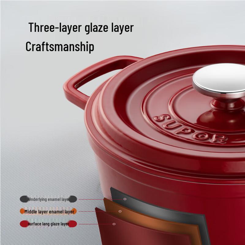 SUPOR Classic Series Enameled Cast Iron Pot