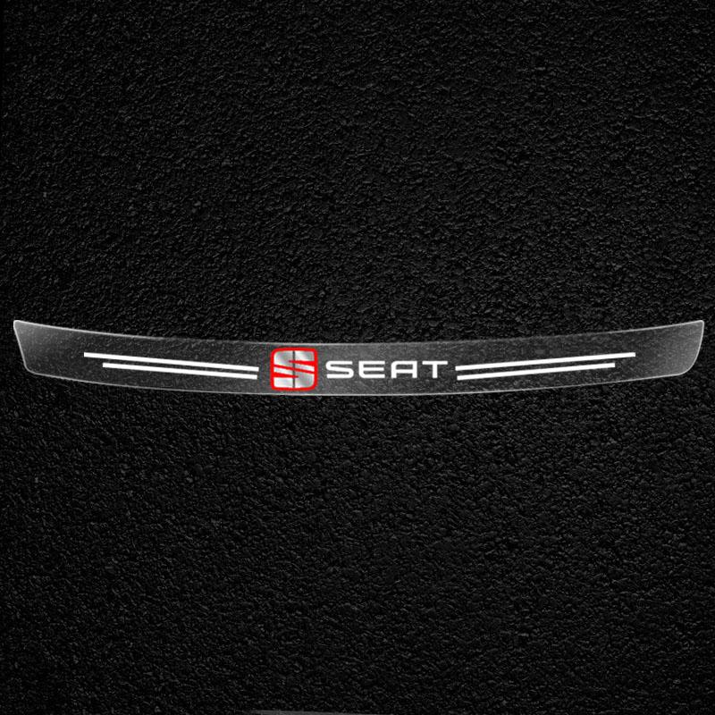 

Прозрачная защитная наклейка на значок багажника автомобиля для SEAT Leon FR 5 6 Alhambra MK3 MII Altea 5F Ibiza Toledo Cordoba seat