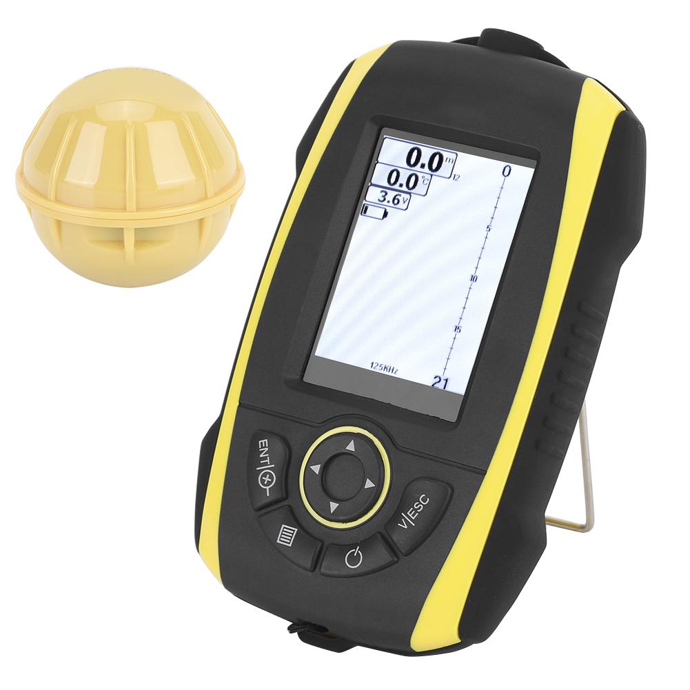FF288W Wireless Fish Sonar Finder Color Screen Portable Sounder Detector Alarm for Phiradar