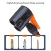 Air Compressor Tire Inflator for Motorcycle Foot Pump Tyre Pump with Pressure Gauge 160PSI
