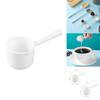 Modern Minimalist Plastic Coffee Bean Scoop With Long Handle For Home Brewing And Baking