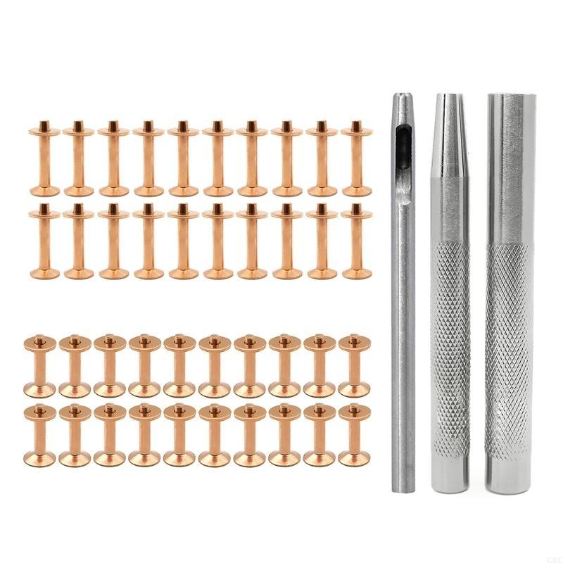 

14mm/19mm Riveting Studs with Pliers Set for DIY Leather Craft X3UC
