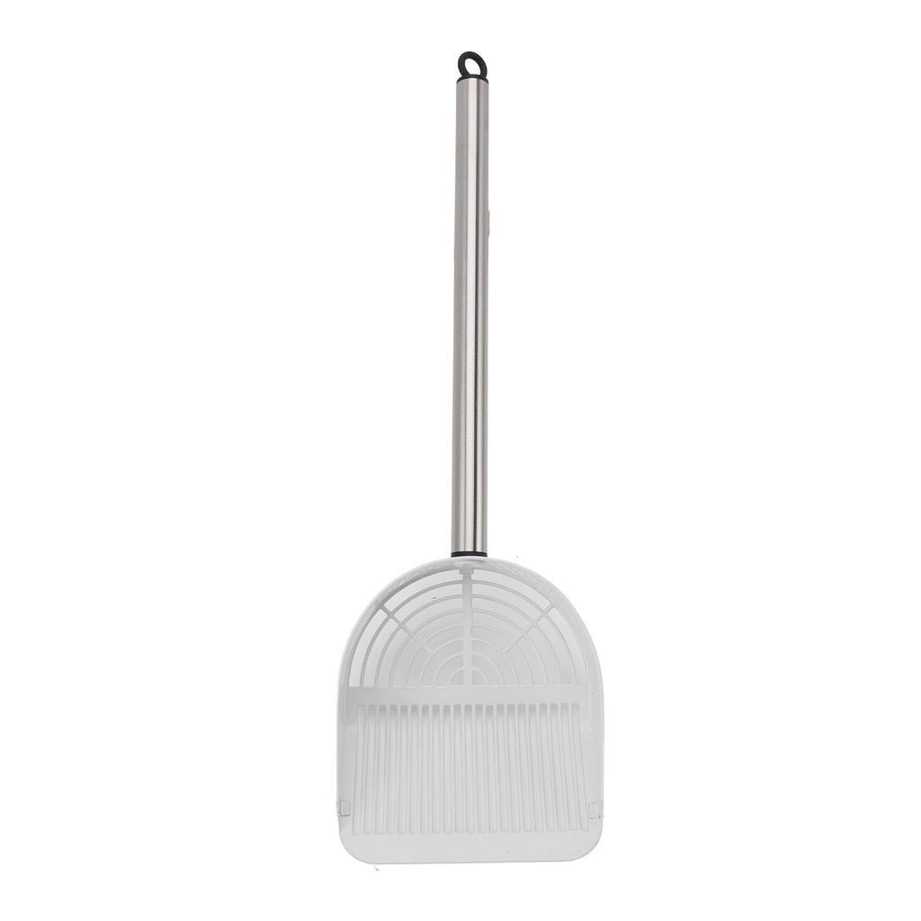 Cat Litter Scoop Stainless Steel Handle Half Round Shovel Pet Sand Sifter Poop Scooper for Beaches Pet Cat Litter Boxes